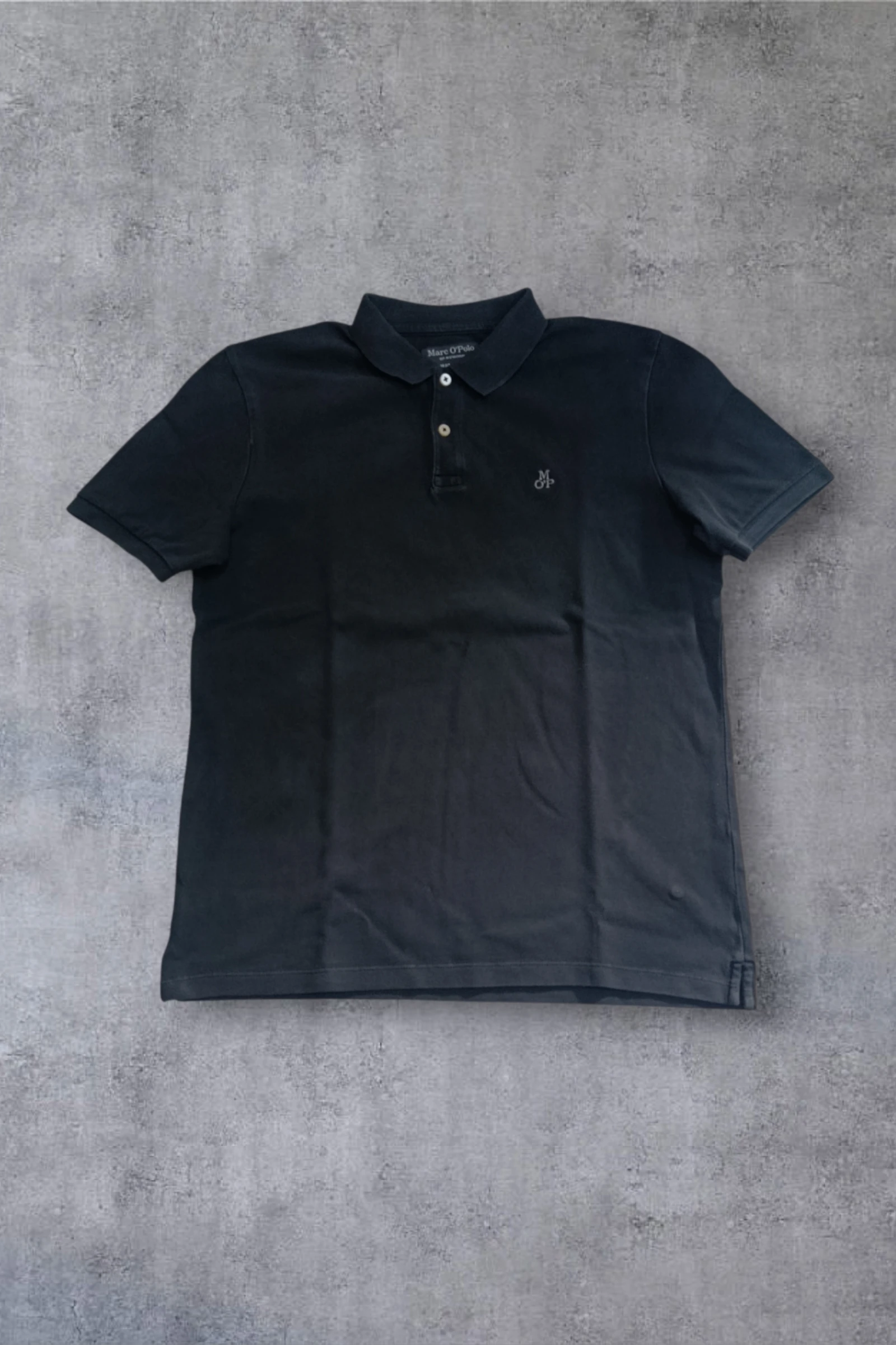 | Polo Marc O'Polo Hombre | Color Negro | 100% Algodón | Talla M |